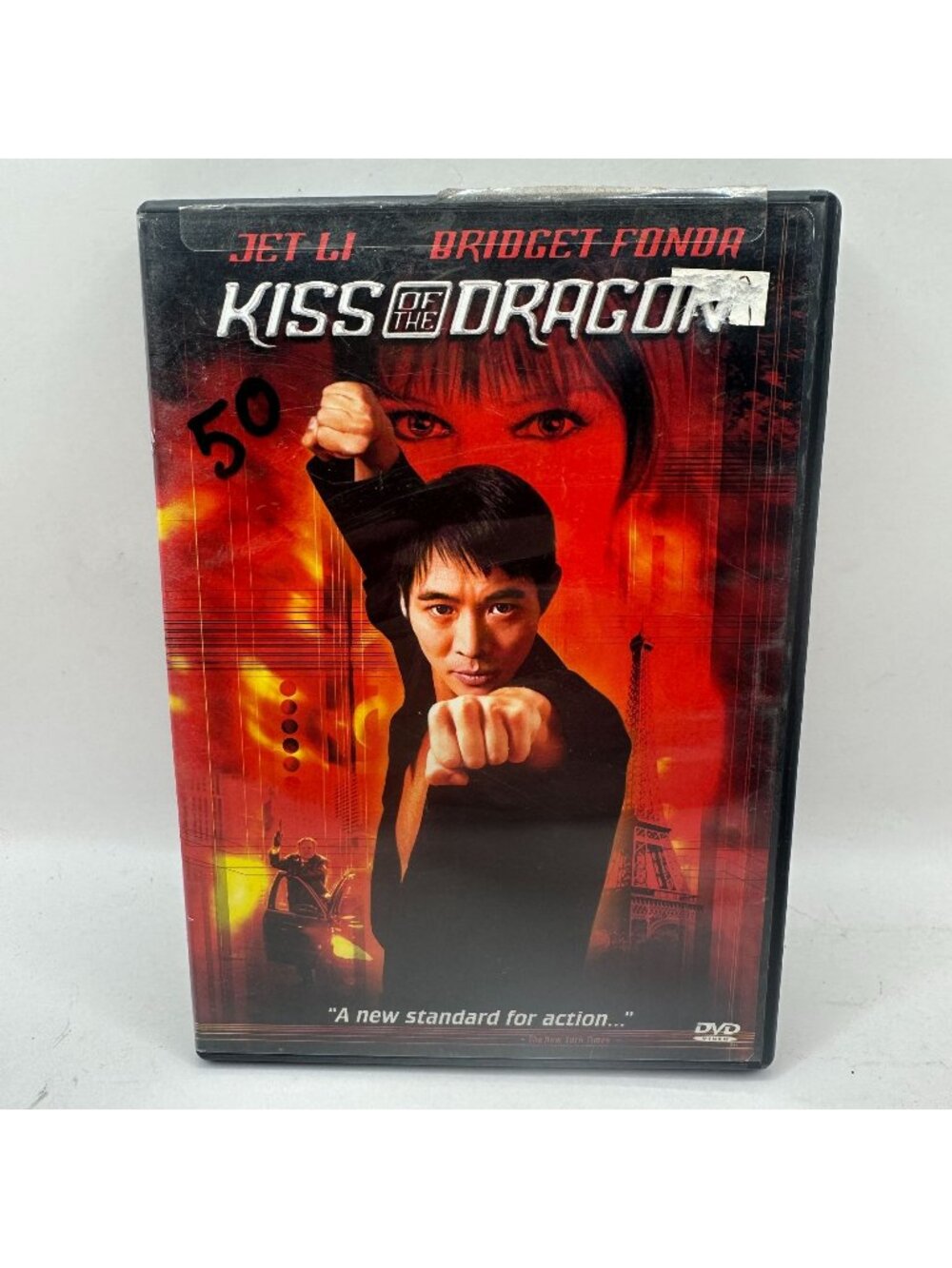 Kiss Of The Dragon DVD 2001 Jet Li Bridget Fonda 20th Century Fox Action R Rated